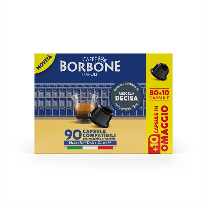 Caffe Borbone - Dolce Gusto Decisa 80+10pz, N.d