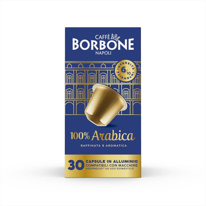 Caffe Borbone - Nespresso Alluminio 100% Arabica 30 Pz, N.d