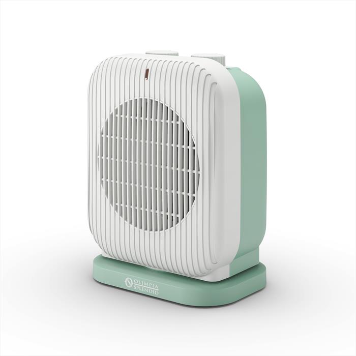Olimpia Splendid - Termoventilatore Compatto Caldo Funky-bianco E Verde Salvia
