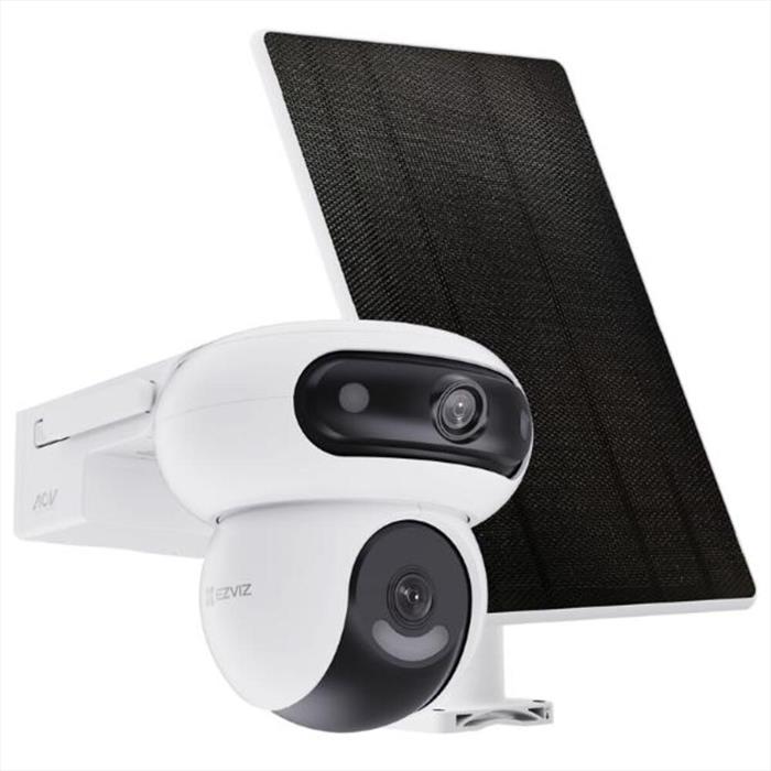 Ezviz - Telecamera Wi-fi Hb90 + Solar Panel-bianco