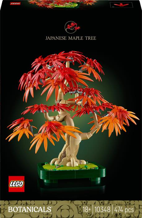 Lego - Botanicals Bonsai Di Acero Rosso Giapponese 10348