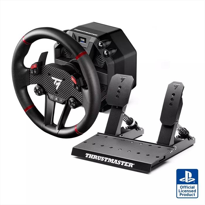 Thrustmaster - Bundle Volante+base Volante+ Pedaliera T598-nero