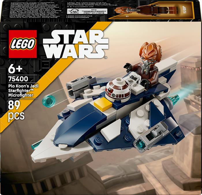 Lego - Star Wars Jedi Starfighter Di Plo Koon 75400, ,