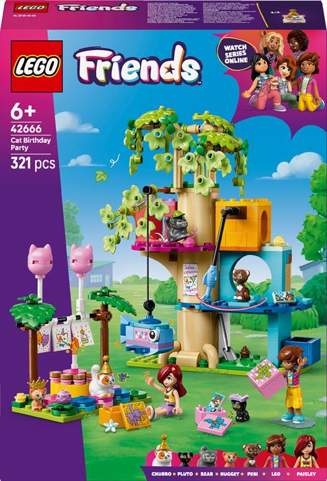Lego - Friends Festa Di Compleanno Felina 42666, ,