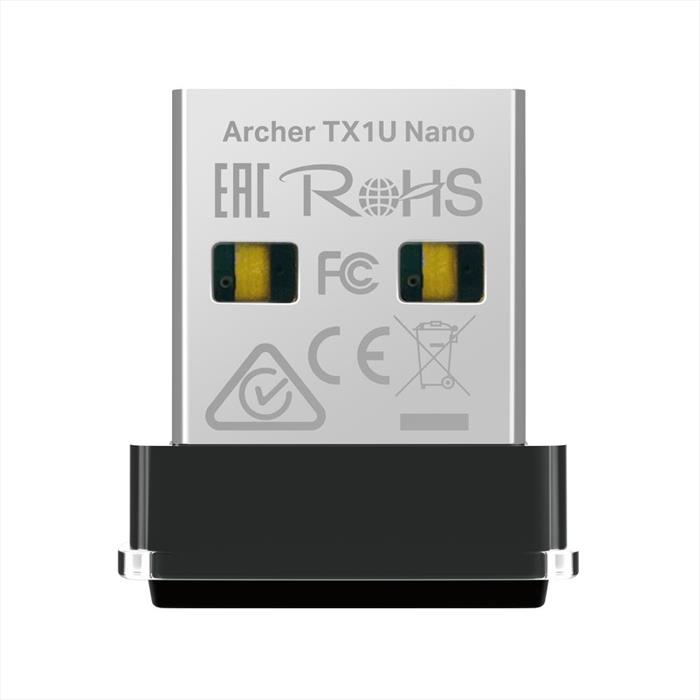 Tp-link - Archer Tx1u Nano Adattatore Usb Wi-fi 6 Ax300-nero