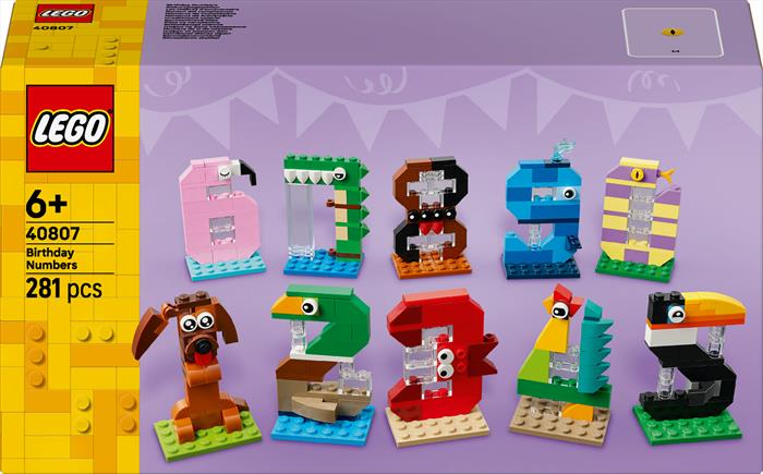 Lego - Numeri Del Compleanno - 40807, ,