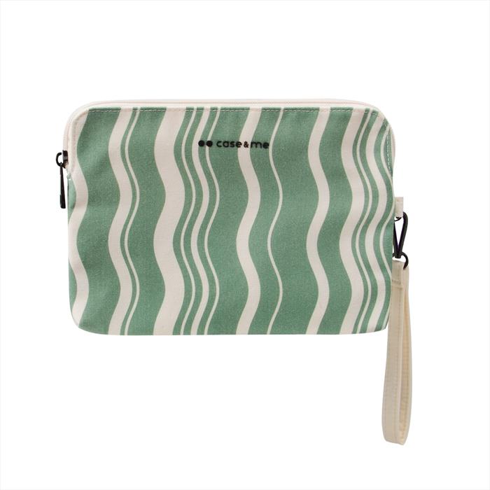 Caseme - Pochette In Tessuto Cmfabricsleevegni-verde Avorio