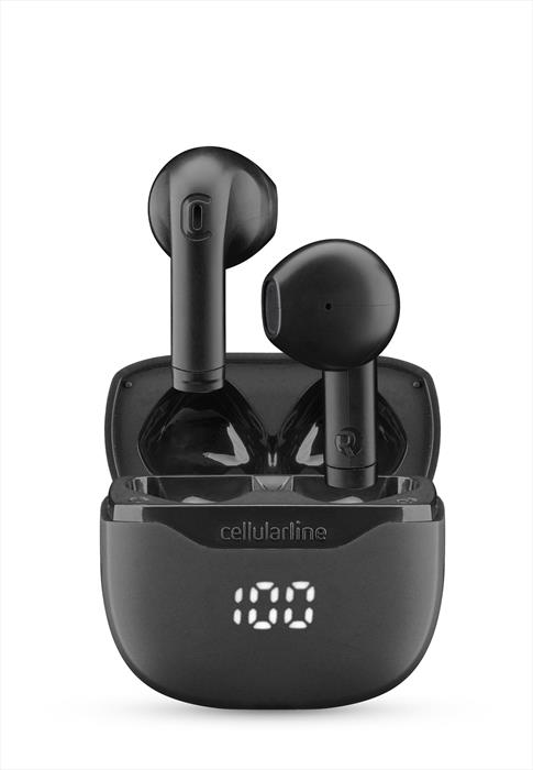 Cellularline - Core Auricolare Bluetooth Tws Nero-nero