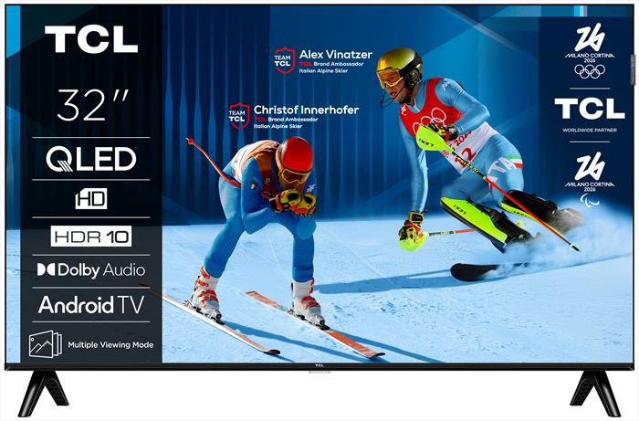 Tcl - Smart Tv Qled Hd Ready 32" 32s49k-nero