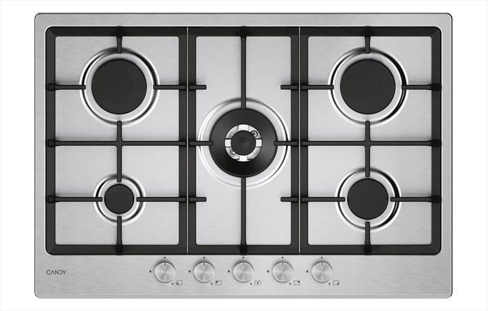 Candy - Piano Cottura Gas Chg74wtx 74,5 Cm-acciaio Inox