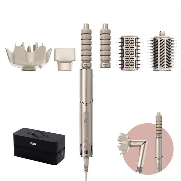 Shark - Styler Asciugacapelli Flexstyle Complete Set-champagne
