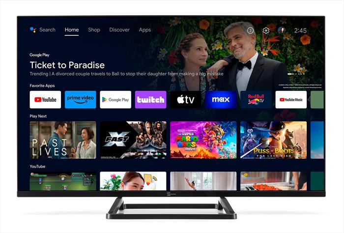 Telesystem - Smart Tv Led Hd Ready 32" Fl Smg14 12 V-black