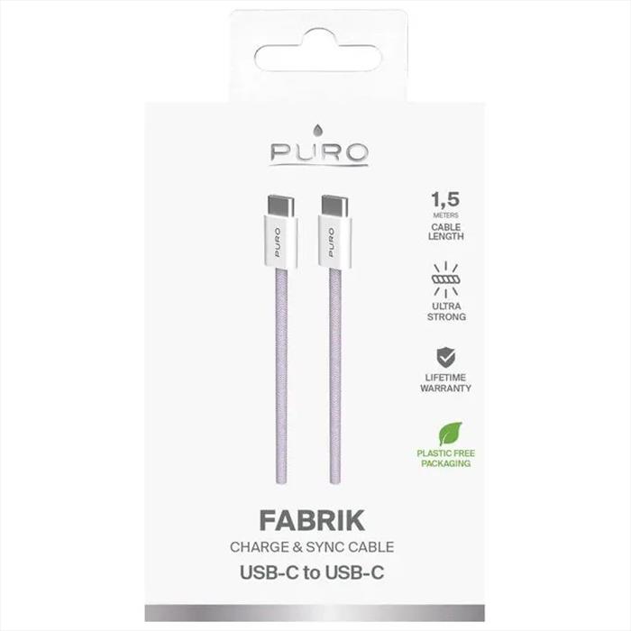 Cavo USB-C Puro 60W In Tessuto 1.5Metri-image