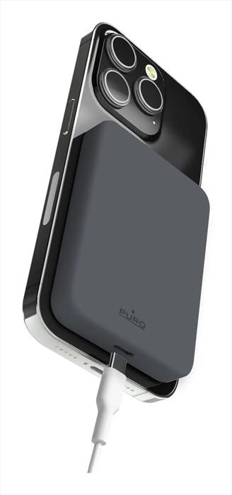 Puro - Powerbank Pufcbb40p2magdkgr-black Oyster