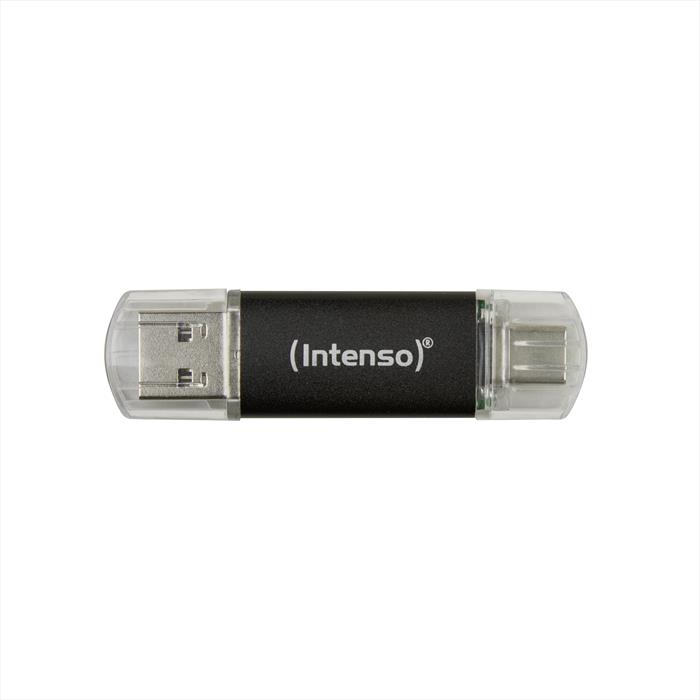 Intenso - Usb Drive 3.2 Twist Line 128 Gb-nero/grigio