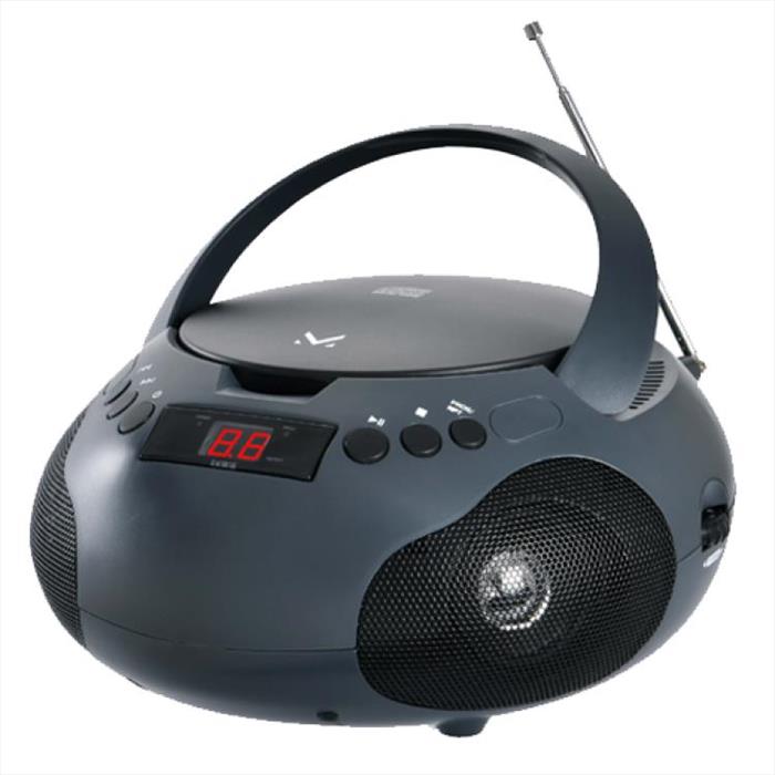 Majestic - Radio Registratori Cd Ah164-nero/grigio