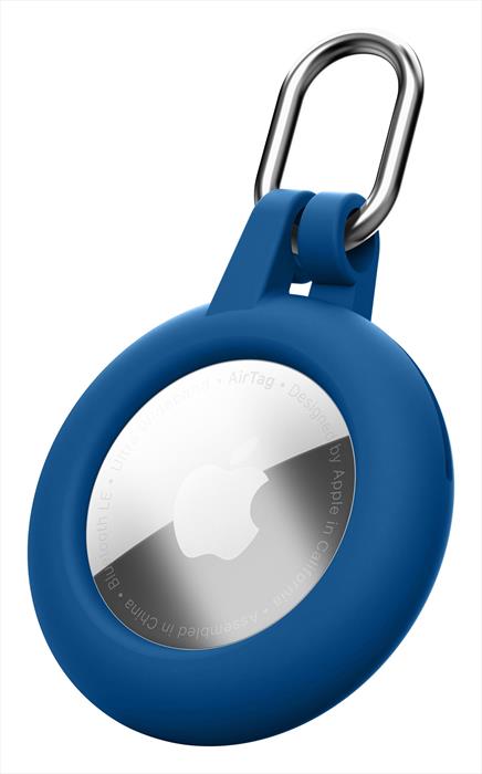 Cellularline - Custodia Per Airtag E Tracy Tag Soft Shell-blu