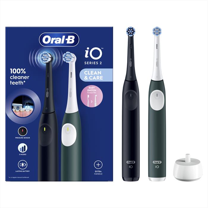 Oral-b - Spazzolino Elettrico Io2 Duo-nero E Verde