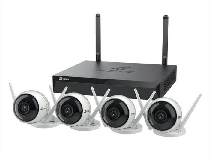 Ezviz - Ip Camera Esterno Kit Nvr X5s + 4 H3c 2mp-nero