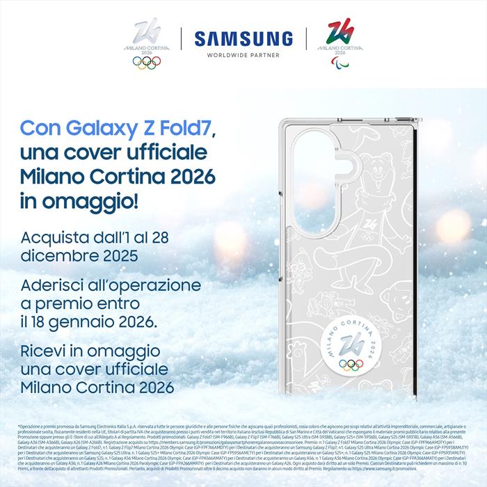 Samsung Galaxy Z Fold7 Smartphone Ai, Ram 16GB, 1TB, Display 6,5''/8'', Camera 200MP, Batteria A Lunga Durata, Jetblack-image