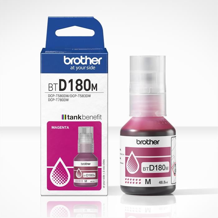 Brother - Flacone Magenta Da 5.000 Pagine Btd180m-magenta