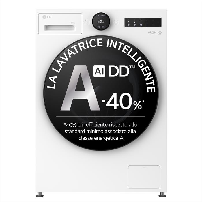 Lg - Lavatrice Ai Dd F4x7011twb 11 Kg Classe A-ivory White