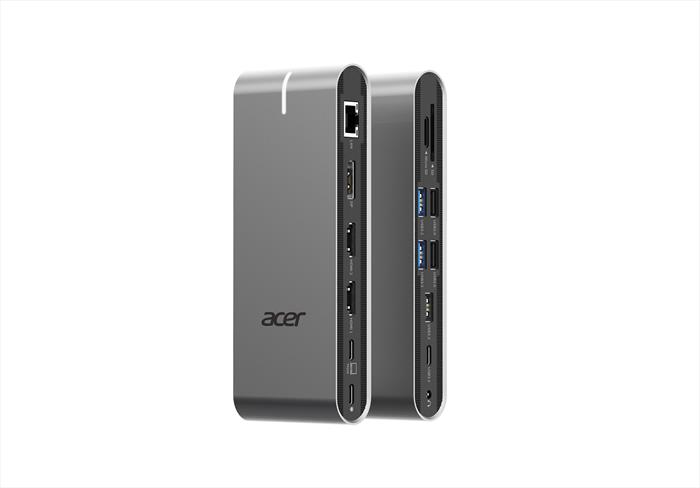 Acer - Type-c Universal Docking Station 15 In 1-silver Grigio