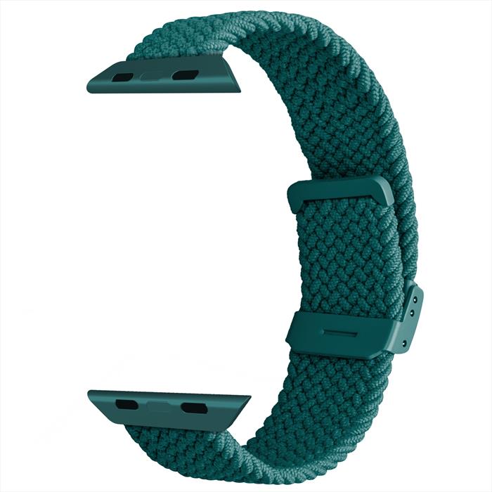 Puro - Cinturino Loop Apple Watch 38/40/41mm/serie 10 42m-verde Scuro