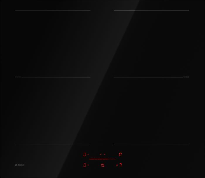 Asko - Piano Cottura Induzione Hi 2643 Fbg1-nero Lucido