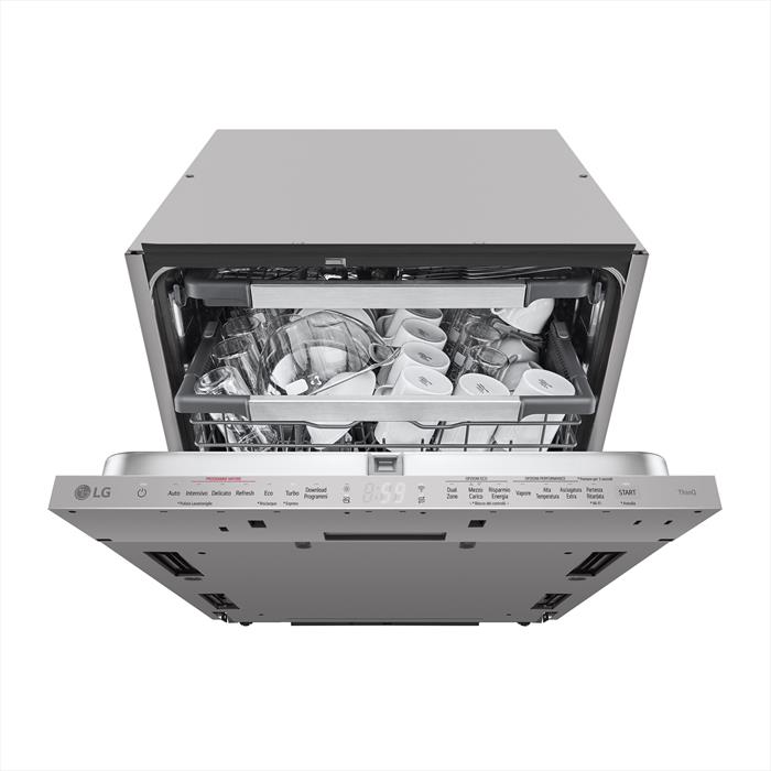 Lg - Lavastoviglie Quadwash Db476txsw Classe A 14 Coper-noble Steel