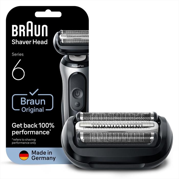 Braun - Testina Di Ricambio Originale Malhrremkp 64b-nero