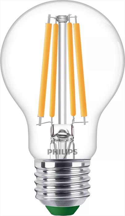 Philips - Led Classe A Goccia Vetro Filam 60w E27 2700k-bianco