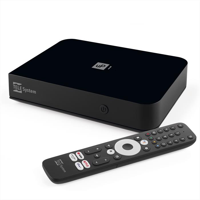 Tele System 21005356 Set-Top Box Tv Terrestre 4K Ultra Hd Nero-image