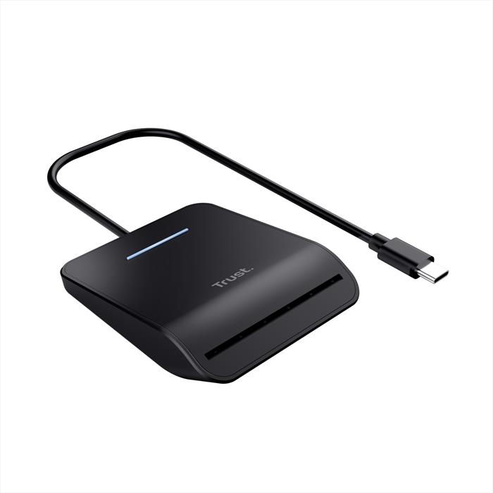 Trust - Primo Usb-c Dni Smartcard Reader-black