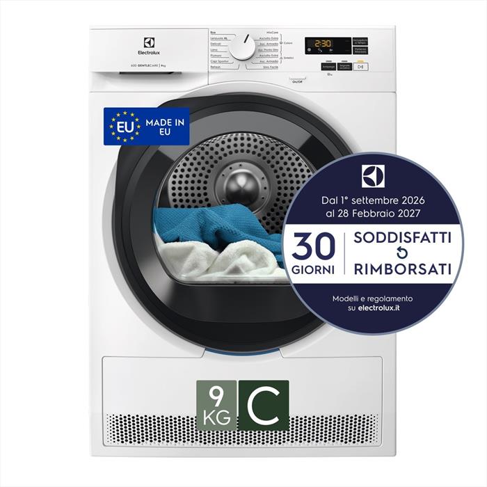 Electrolux - Asciugatrice Ew6hbg19g 9 Kg Classe C-bianco