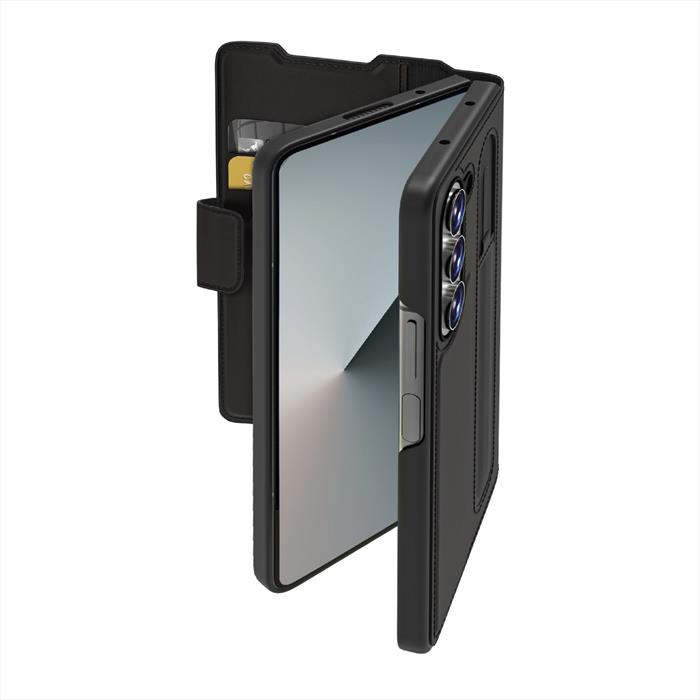 Sbs - Cover Wallet Stand Case In Pu Per Samsung Z Fold 7-nero