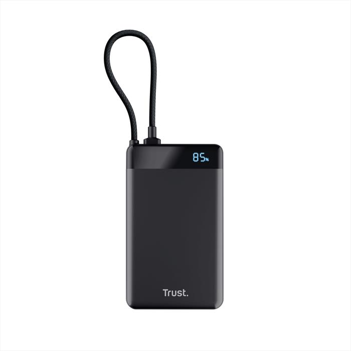 Trust - Powerbank Veloce Da 10.000 Mah Fiera-black