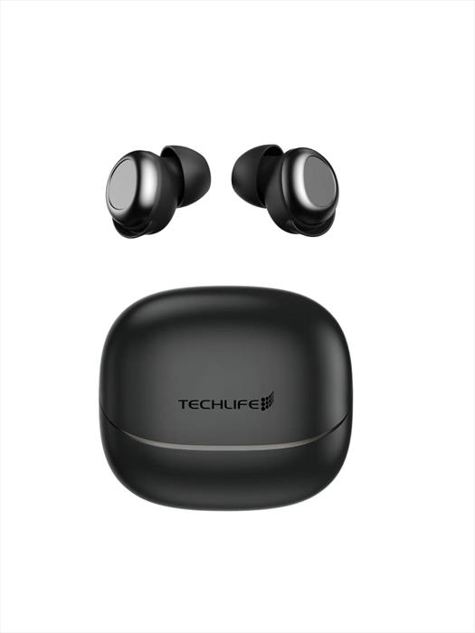 Techlife - Auricolare Bluetooth Tltwsinearbk-black