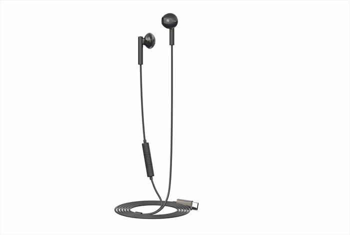Techlife - Auricolari A Filo Usb-c Con Microfoni Integrati-black