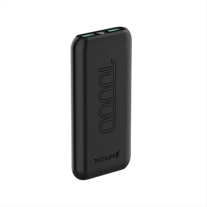 Techlife - Powerbank 10000 Mah Tlpb10000bk-black