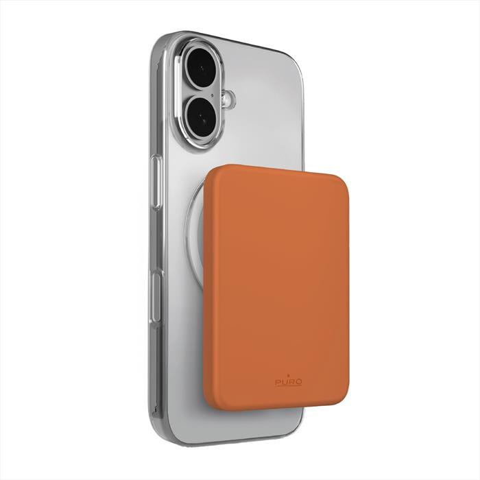 Puro - Powerbank 4200mah Ultra Mini Compatibile Magsafe-arancione