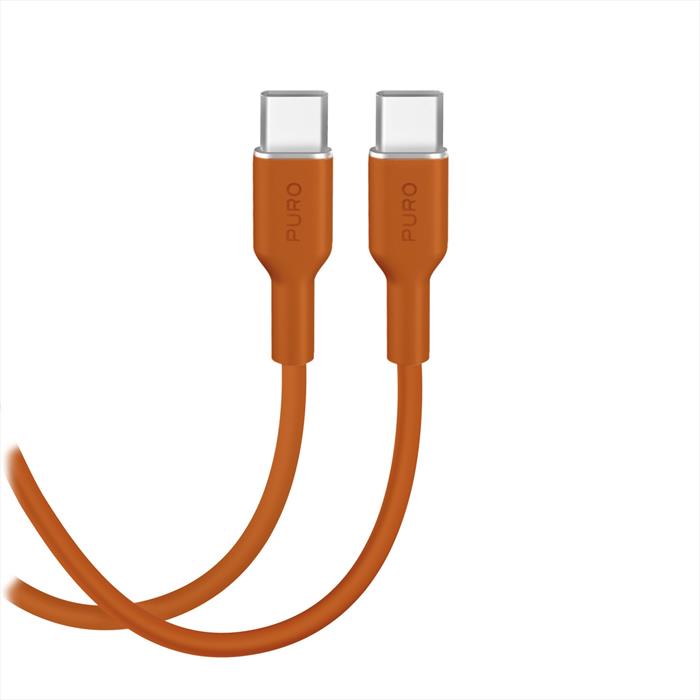 Puro - Cavo Icon Da Usb-c A Usb-c, 1.5m-arancione
