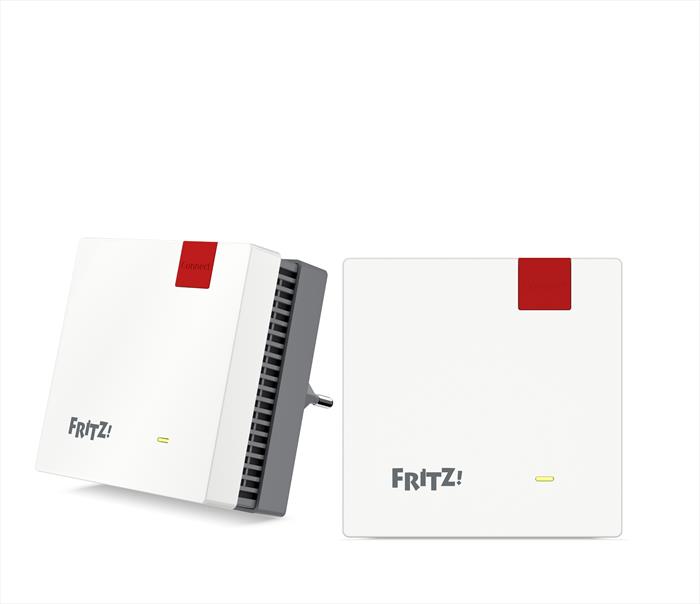 Fritz! - Mesh Wifi Set 1600 2pack-bianco/rosso