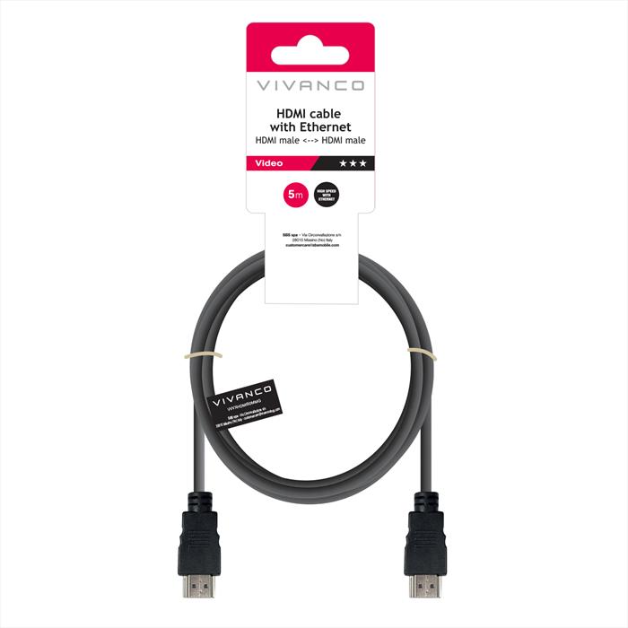 Sbs - High Speed Hdmi Cavo With Ethernet-nero