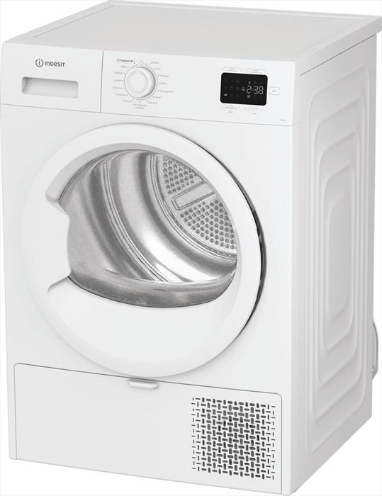 Indesit C YD 92D WW IT asciugatrice a pompa di calore 9 kg, classe E, condensazione 82%, 64 dB, bianca