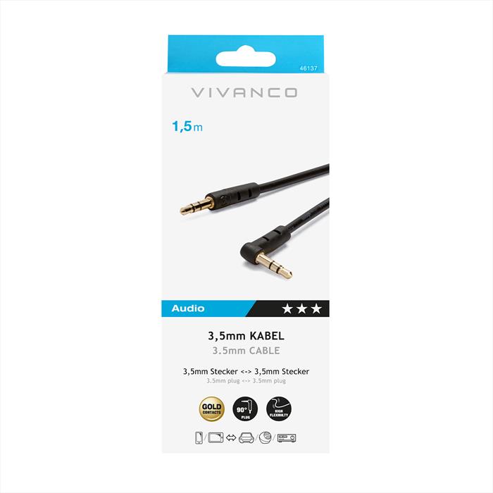 Sbs - Audio Connection 3.5mm Plug 3.5mm Plug-nero