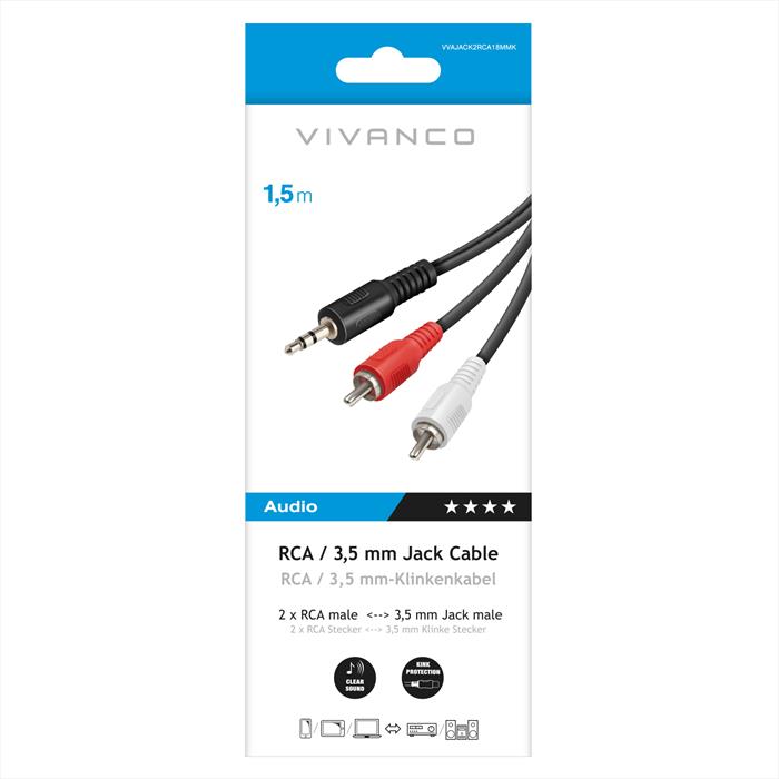 Sbs - Audio Connection 1.5m-nero