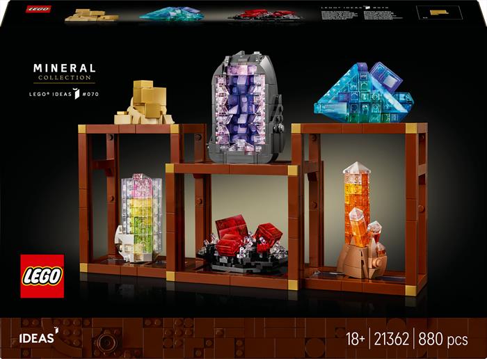 Lego - Ideas Collezione Di Minerali 21362, Multicolore Lego - Ideas Collezione Di Minerali 21362, Multicolore