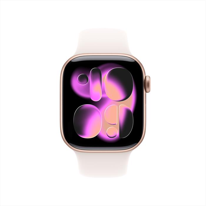 Apple Watch Series 11 Gps 42Mm Cassa Alluminio Oro Rosa Con Band Rosa Fard - M/L-image