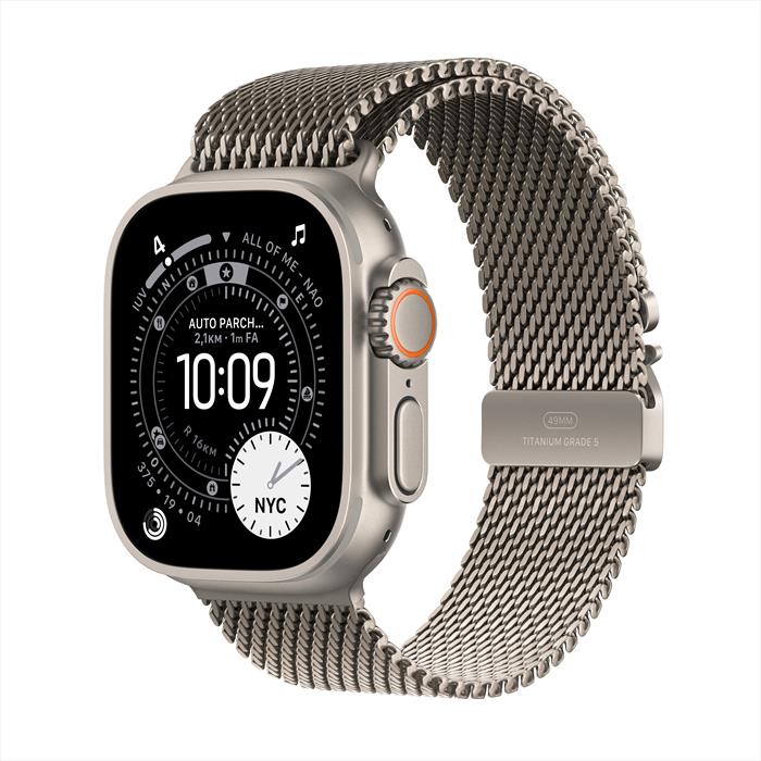 Apple - Watch Ultra 3 Gps + Cellular 49mm Titanio Naturale-loop Milanese Titanio - M
